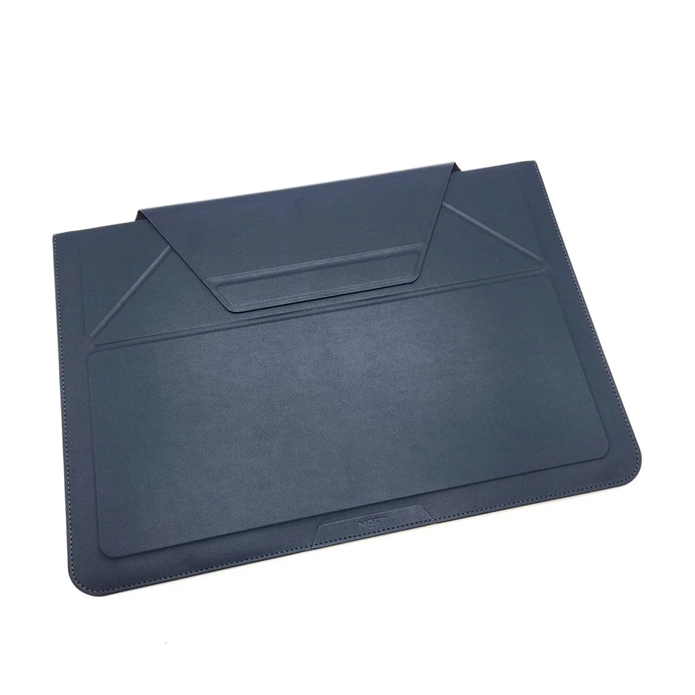 MOFT 2-in-1 Laptop Sleeve Stand Bag 14in MacBook Air Pro Dell HP Lenovo DeepBlue